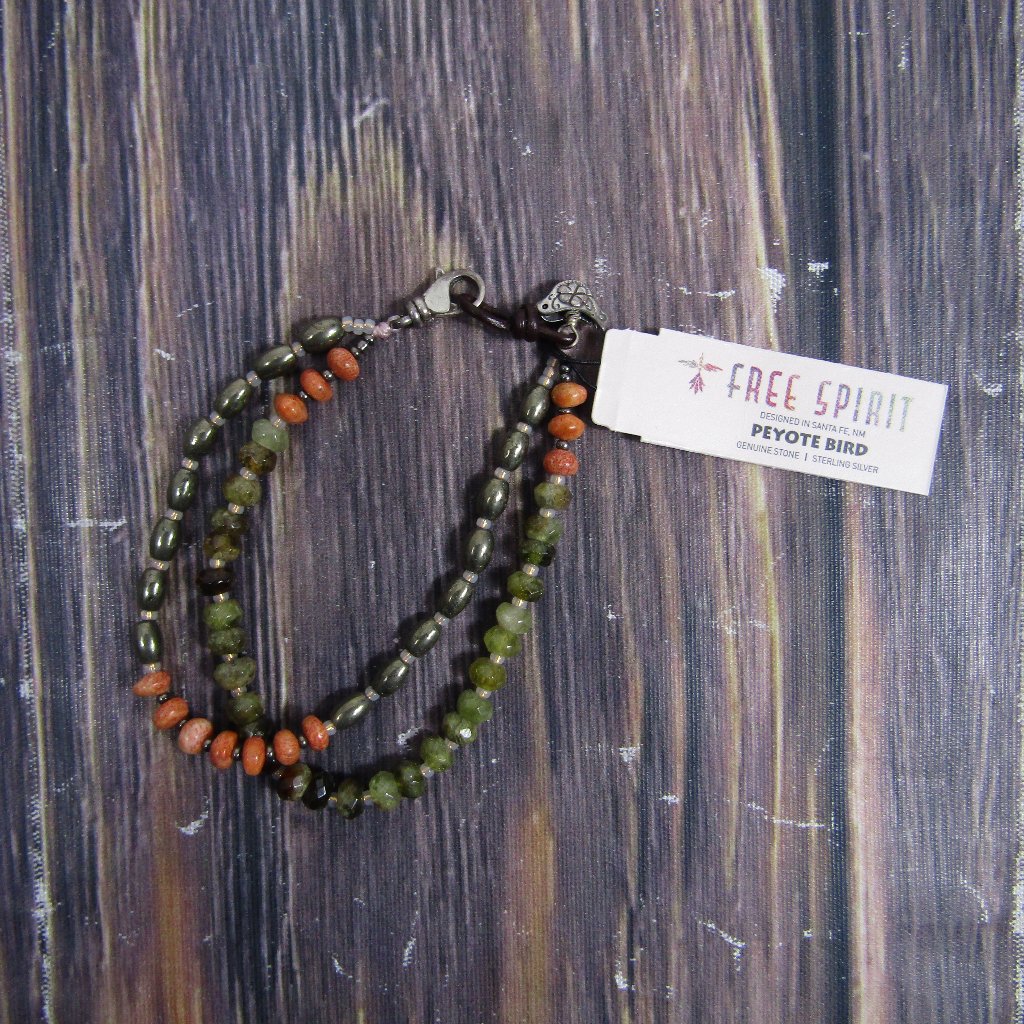 Peyote Bird New Nwt Beaded Double Bracelet Bird Pendant 35$